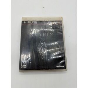 The Elder Scrolls V Skyrim Sony PS3 Game with Map Bethesda RPG PlayStation 3